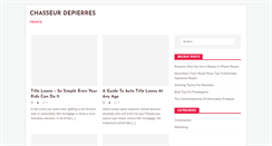 Desktop Screenshot of chasseur-depierres.com