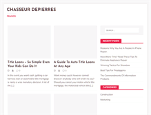 Tablet Screenshot of chasseur-depierres.com